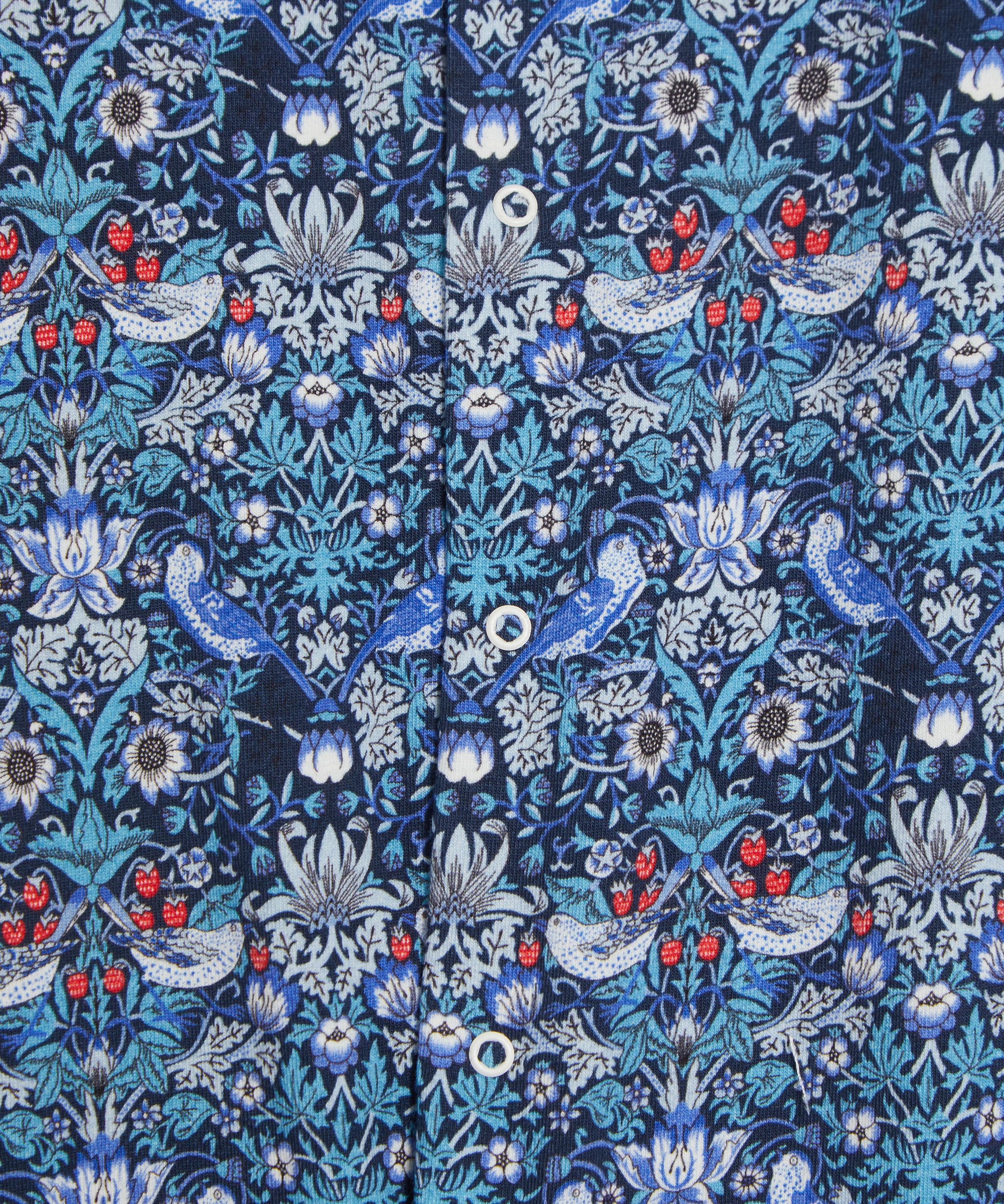 Liberty - Strawberry Thief Jersey Babygrow 3-24 Months image number 3
