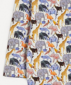 Liberty - Queue For The Zoo Jersey Babygrow 3-24 Months image number 2