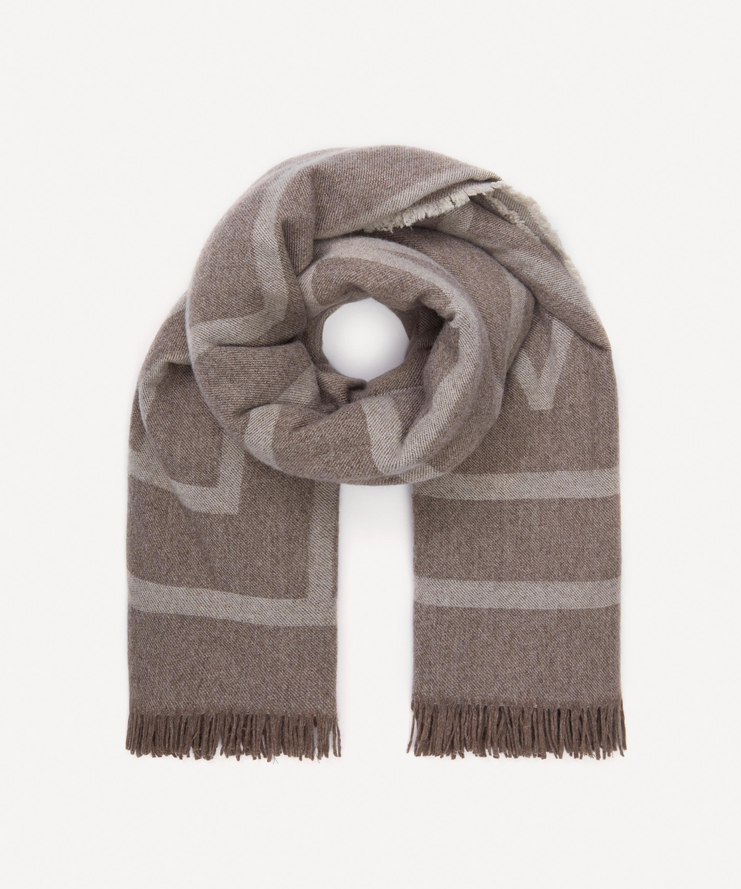 Toteme - Monogram Wool Cashmere Scarf image number 0