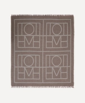 Toteme - Monogram Wool Cashmere Scarf image number 1