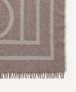 Toteme - Monogram Wool Cashmere Scarf image number 2