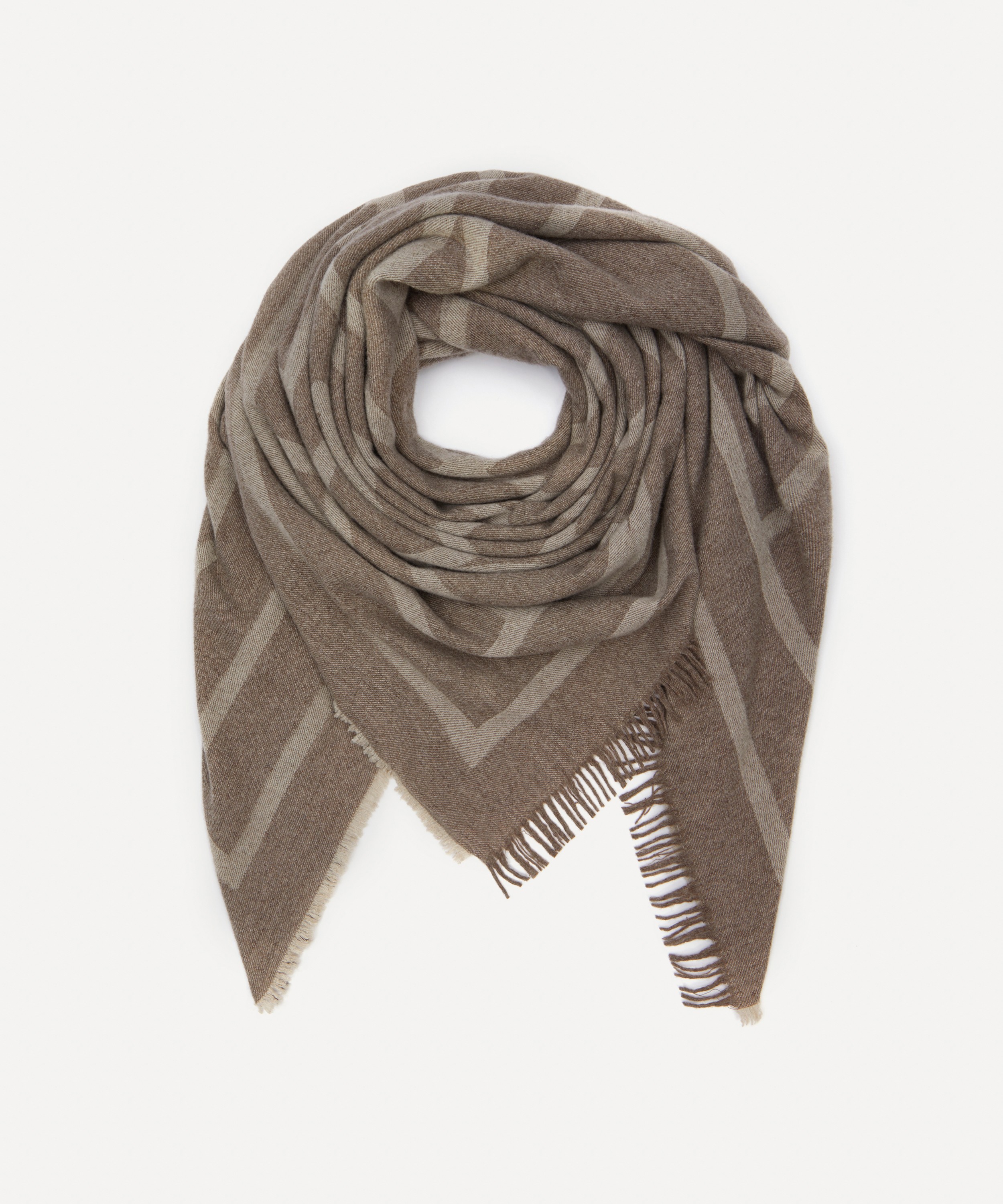 Toteme - Monogram Wool Cashmere Scarf image number 0