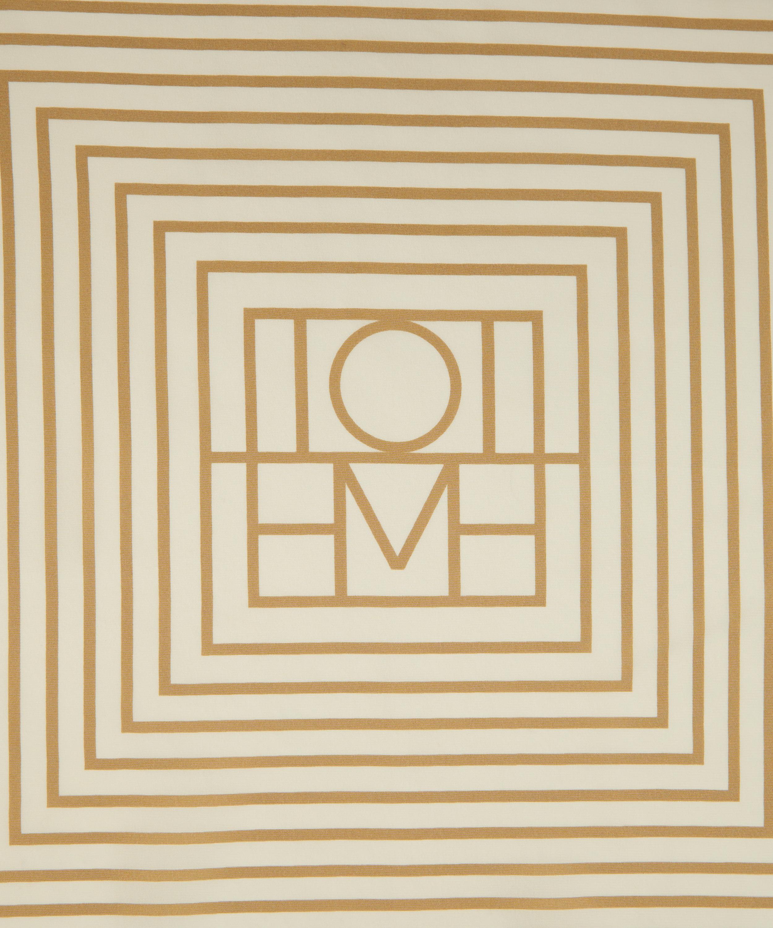 Toteme - Signature Monogram Silk Scarf image number 2