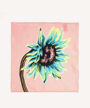 Paul Smith - Sunflower Cotton Pocket Square image number 1