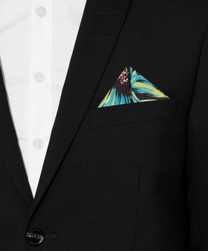 Paul Smith - Sunflower Cotton Pocket Square image number 3