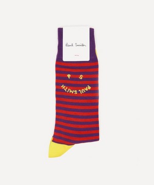 Paul Smith - Happy Stripe Socks image number 1