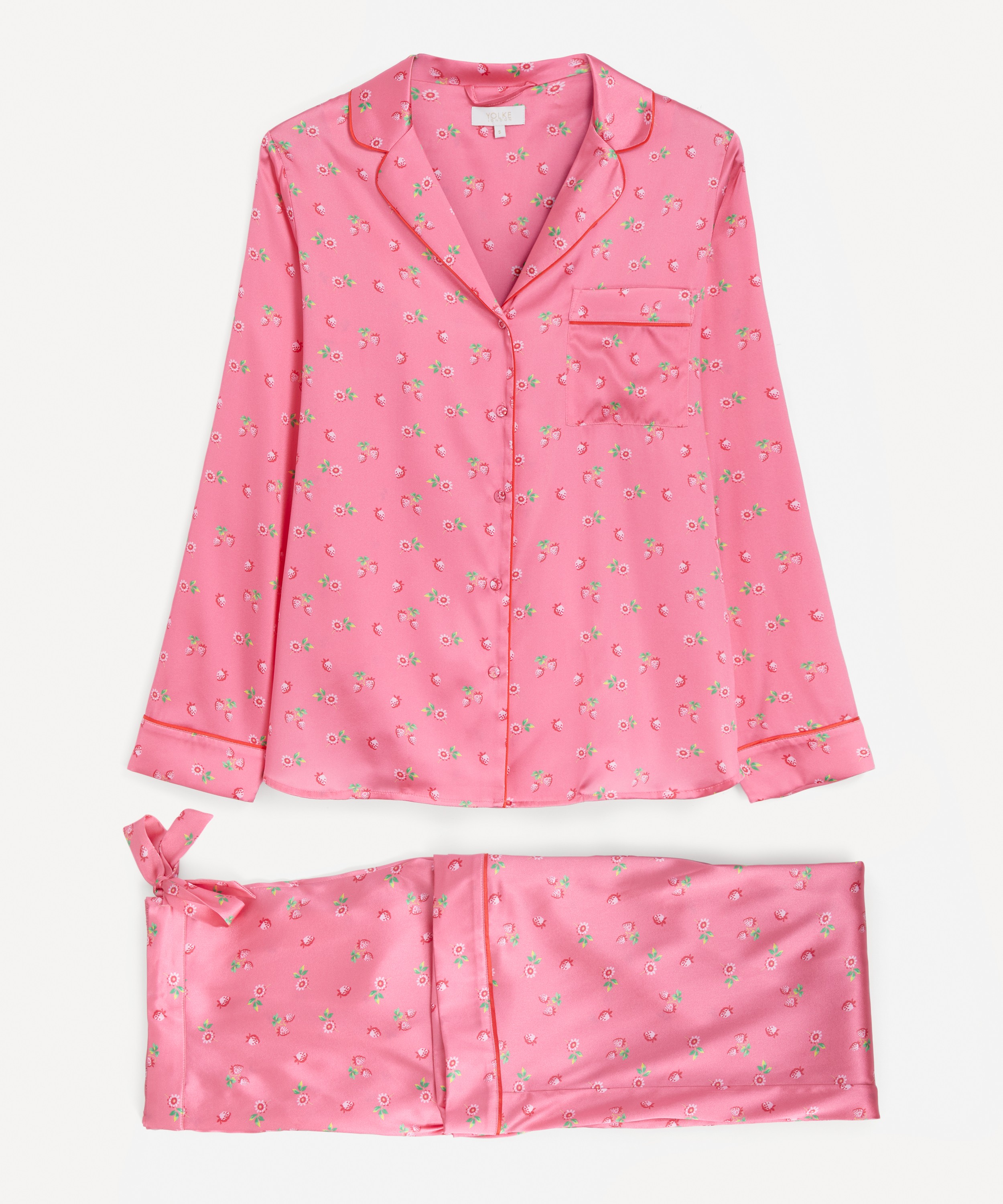 Yolke - Classic Silk Pyjama Set image number 0