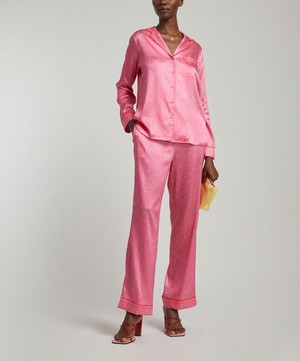 Yolke - Classic Silk Pyjama Set image number 1