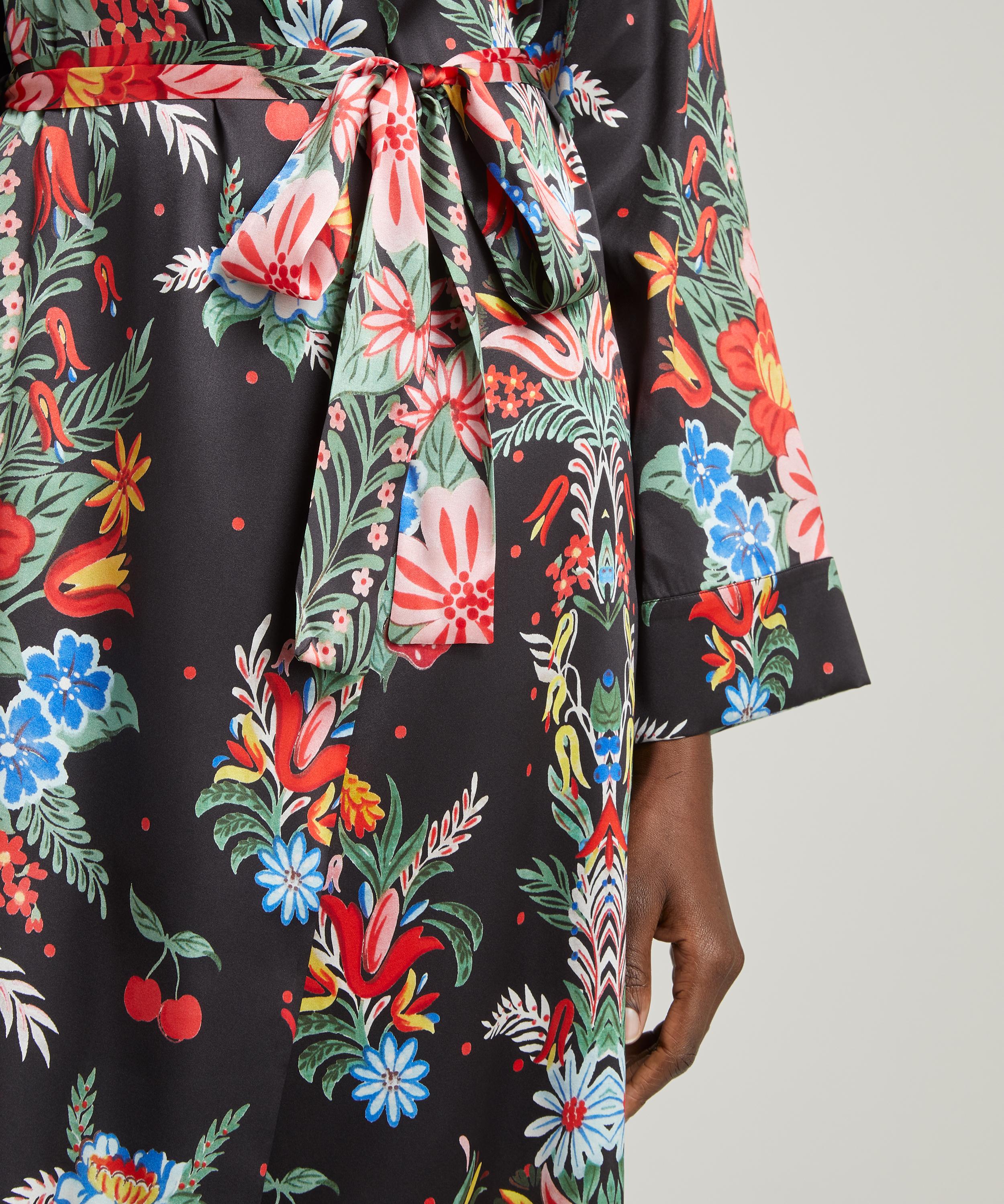 Yolke - Silk Dressing Gown image number 4