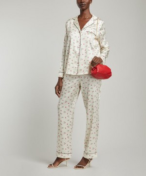 Yolke - Classic Silk Pyjama Set image number 1