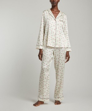 Yolke - Classic Silk Pyjama Set image number 2