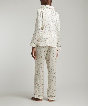 Yolke - Classic Silk Pyjama Set image number 3