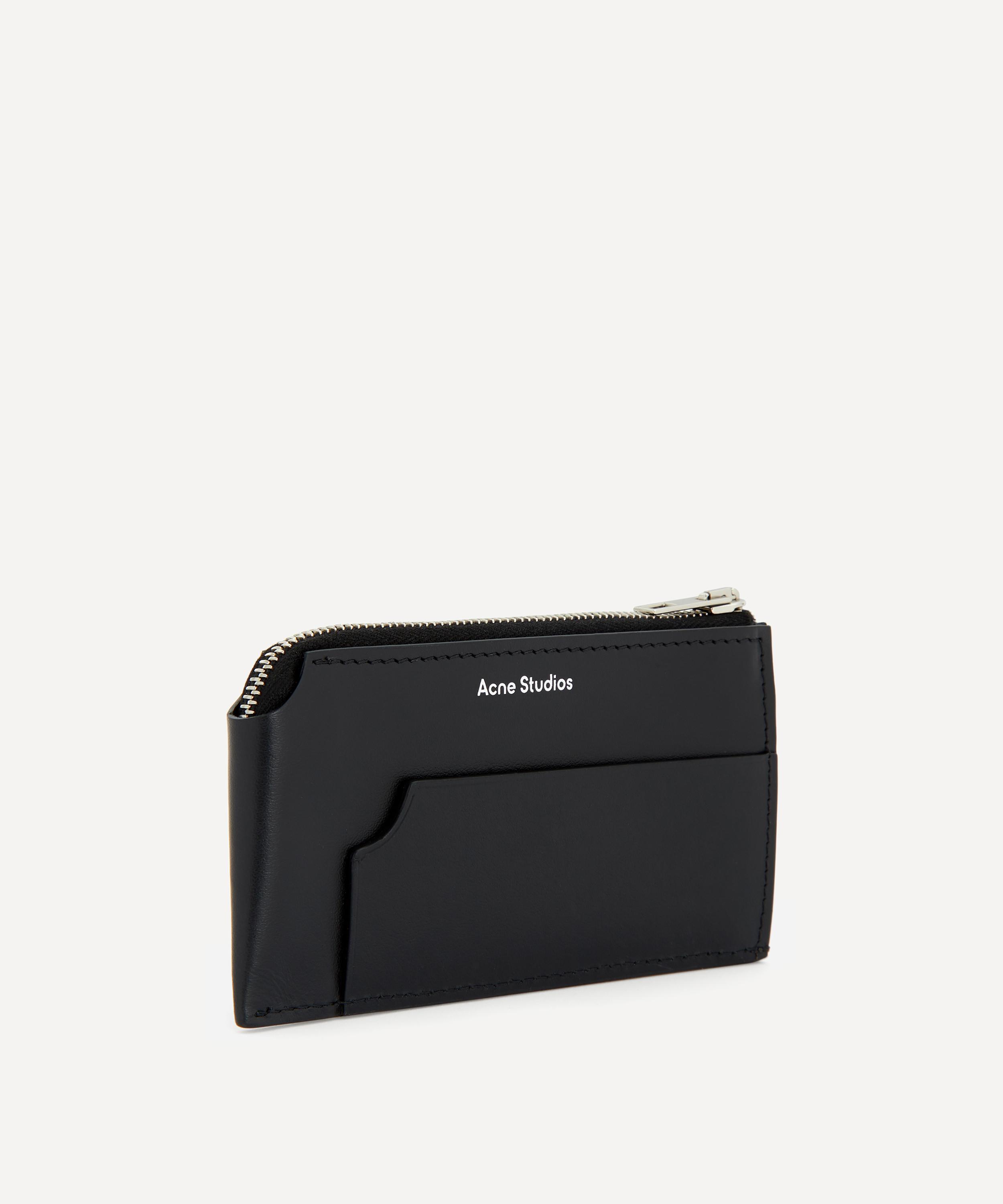 ★送料・関税込★Acne Studios★Logo Leather Card Holder Black Acne Studios - Leather card holder - Black