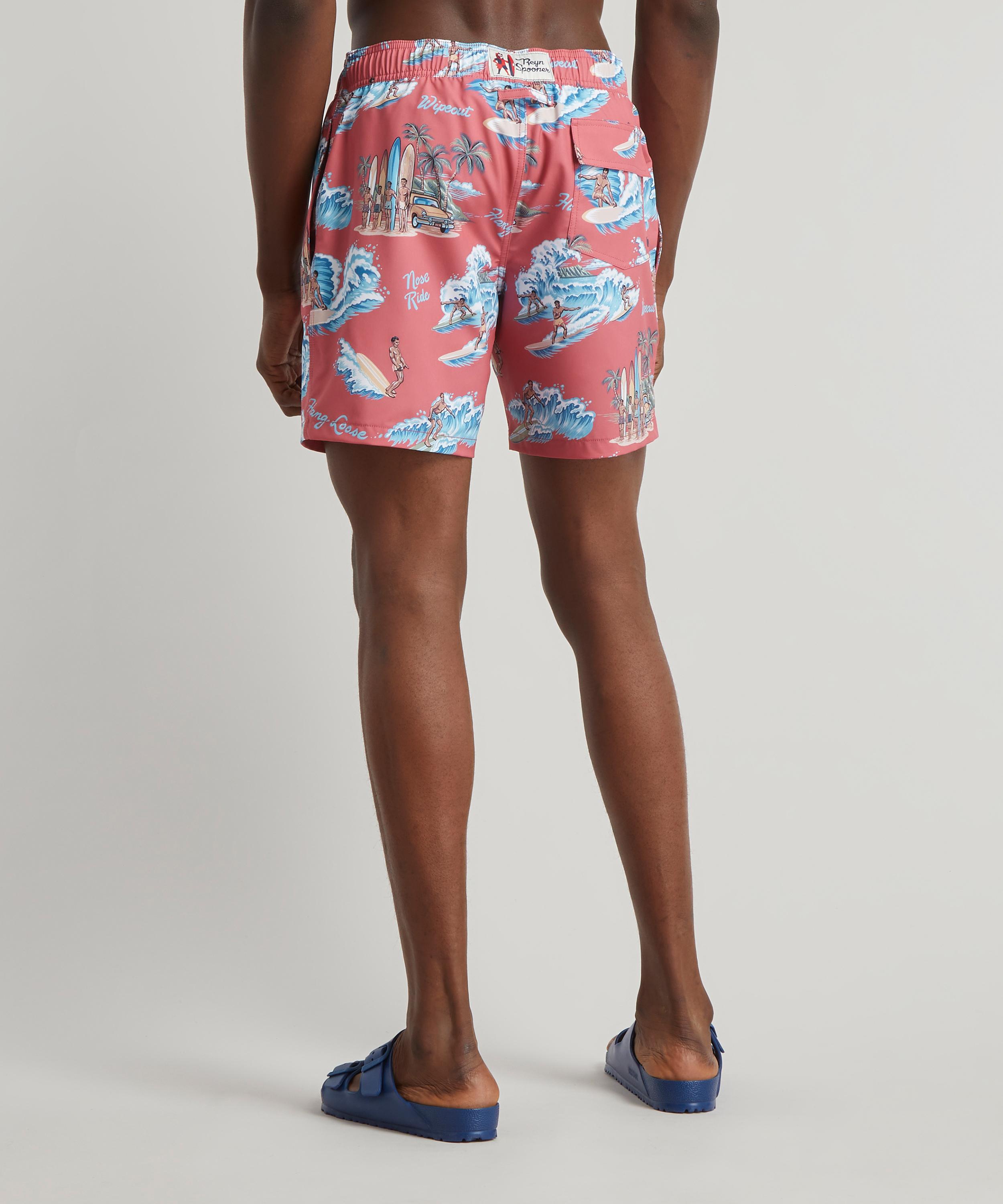 Reyn Spooner Wave Riders Swim Shorts Liberty