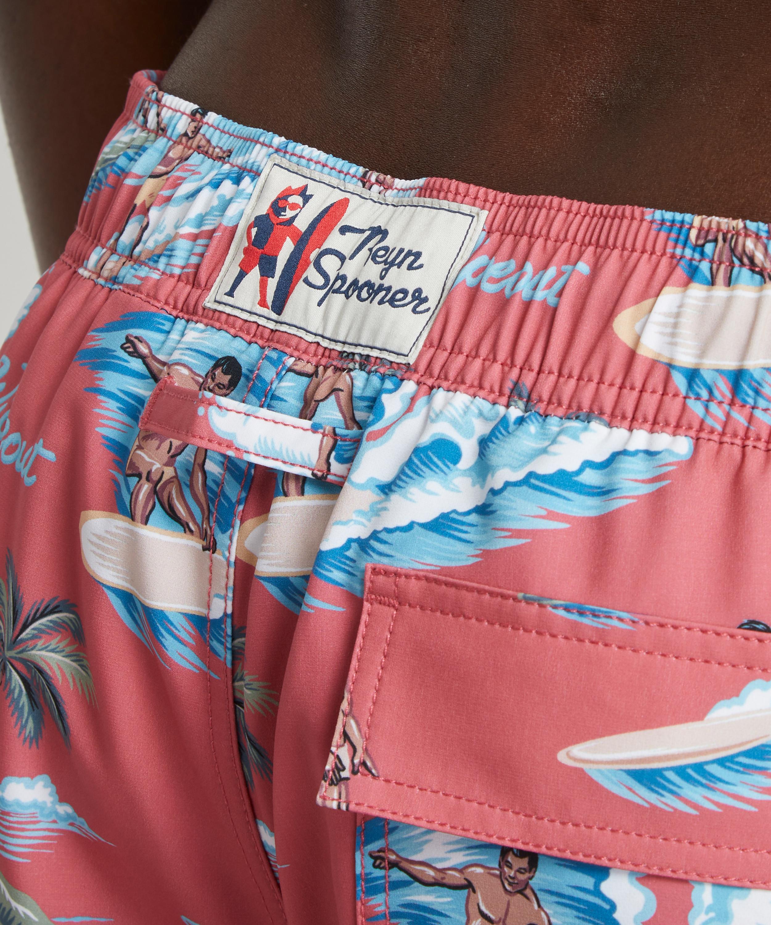 Reyn Spooner Wave Riders Swim Shorts Liberty