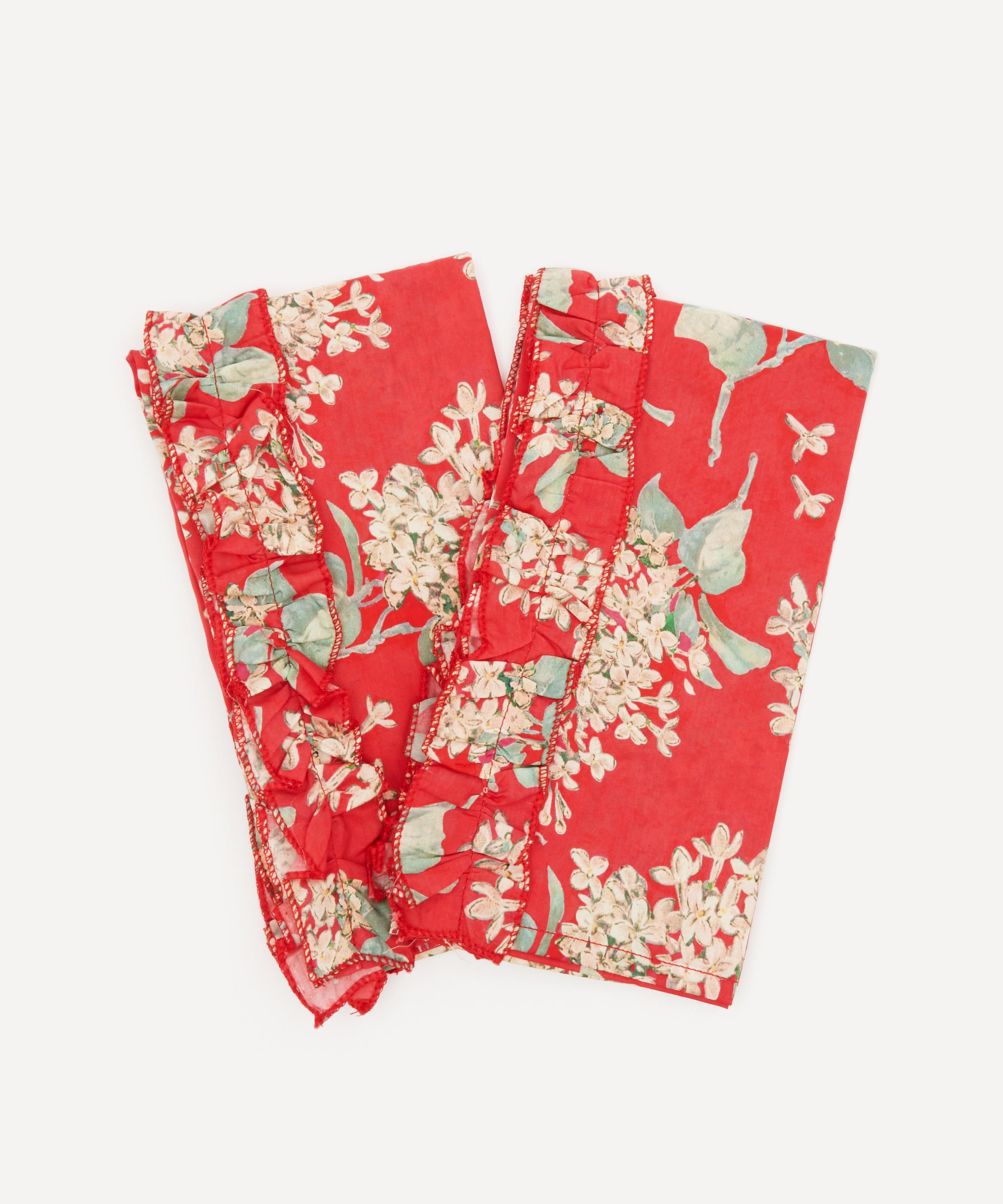 Coco & Wolf - x Skye McAlpine Archive Lilac Ruffle Edge Napkins Set of Two image number 0