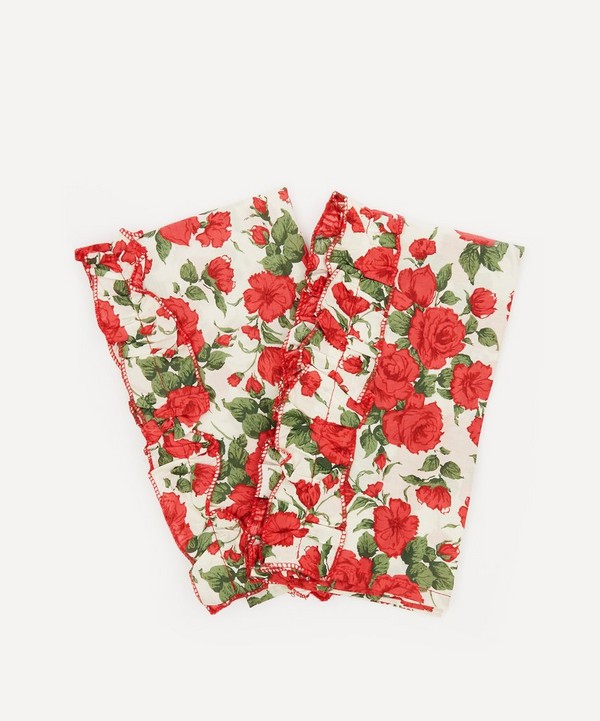 Coco & Wolf - x Skye McAlpine Carline Rose Ruffle Edge Napkins Set of Two image number null