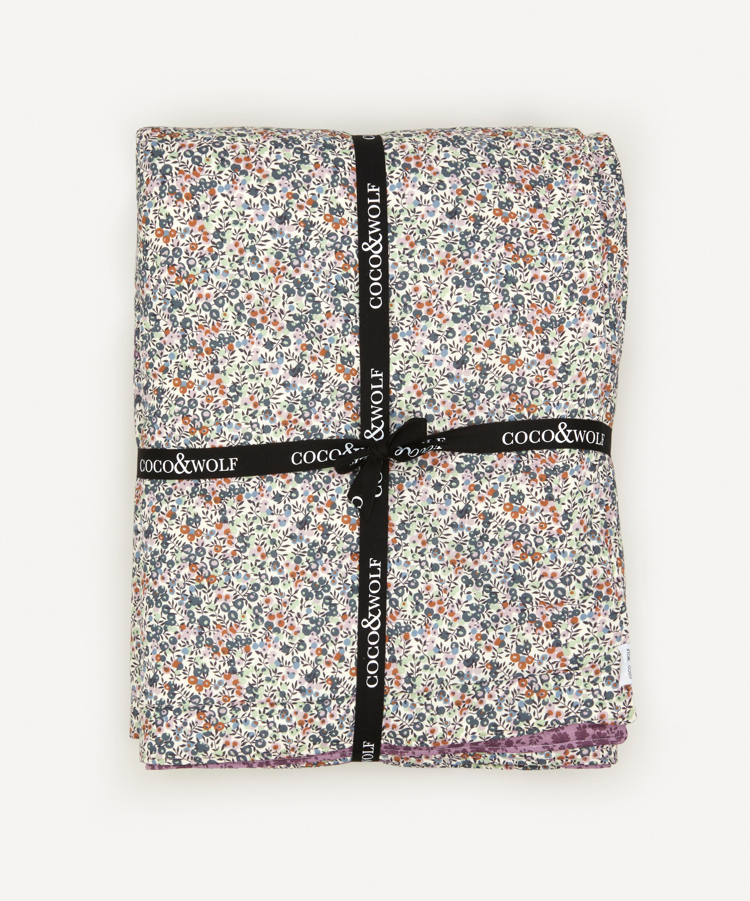 Coco & Wolf - Wiltshire Organic and Capel Stitch Border Super King Bedspread image number 4