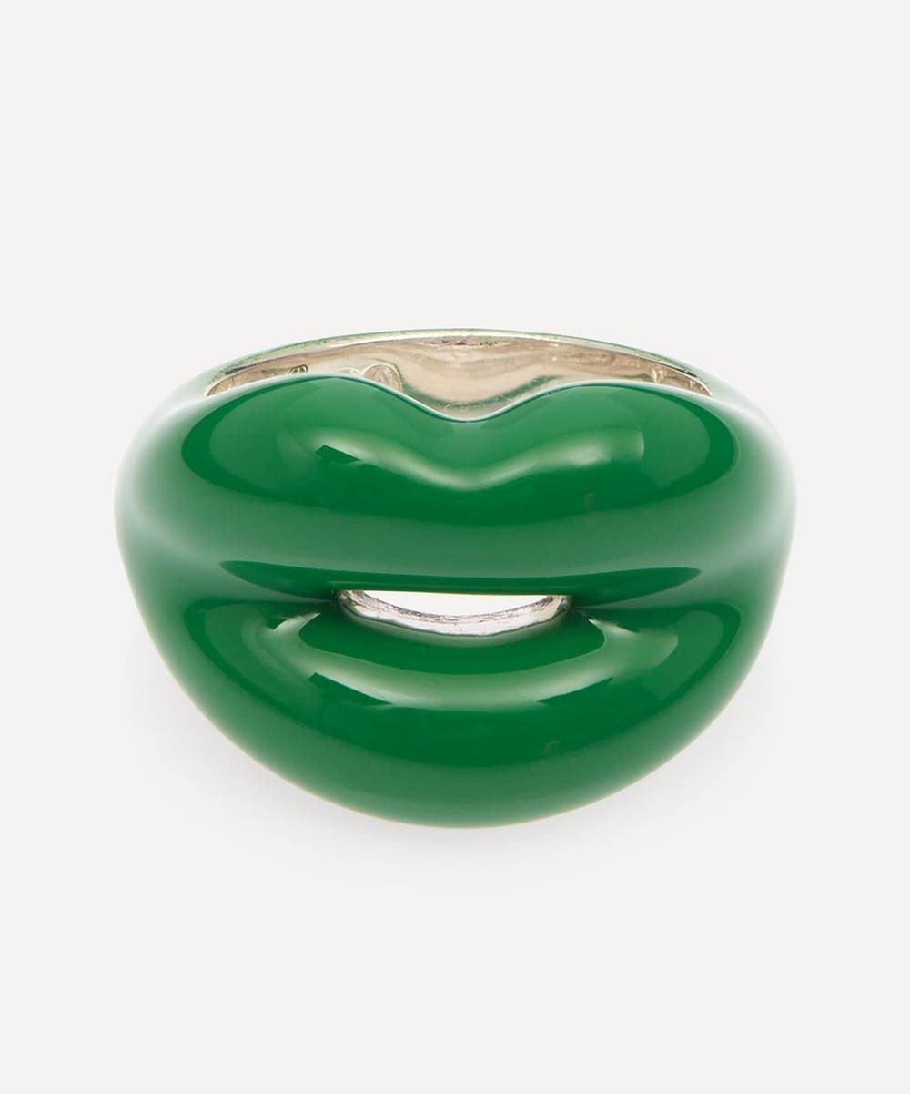 Solange Azagury-Partridge - Green Hotlips Ring
