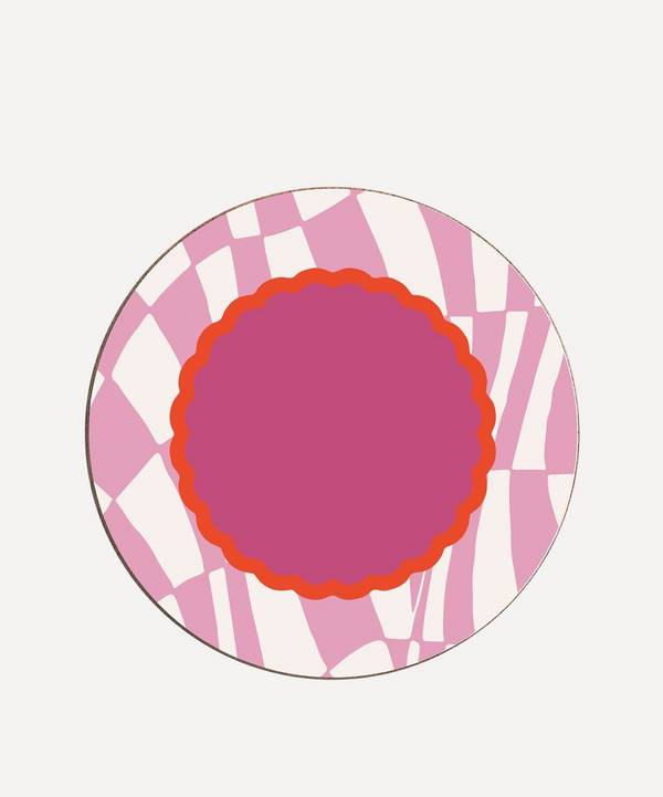 Balu - Checkmate Coaster Pink image number 0