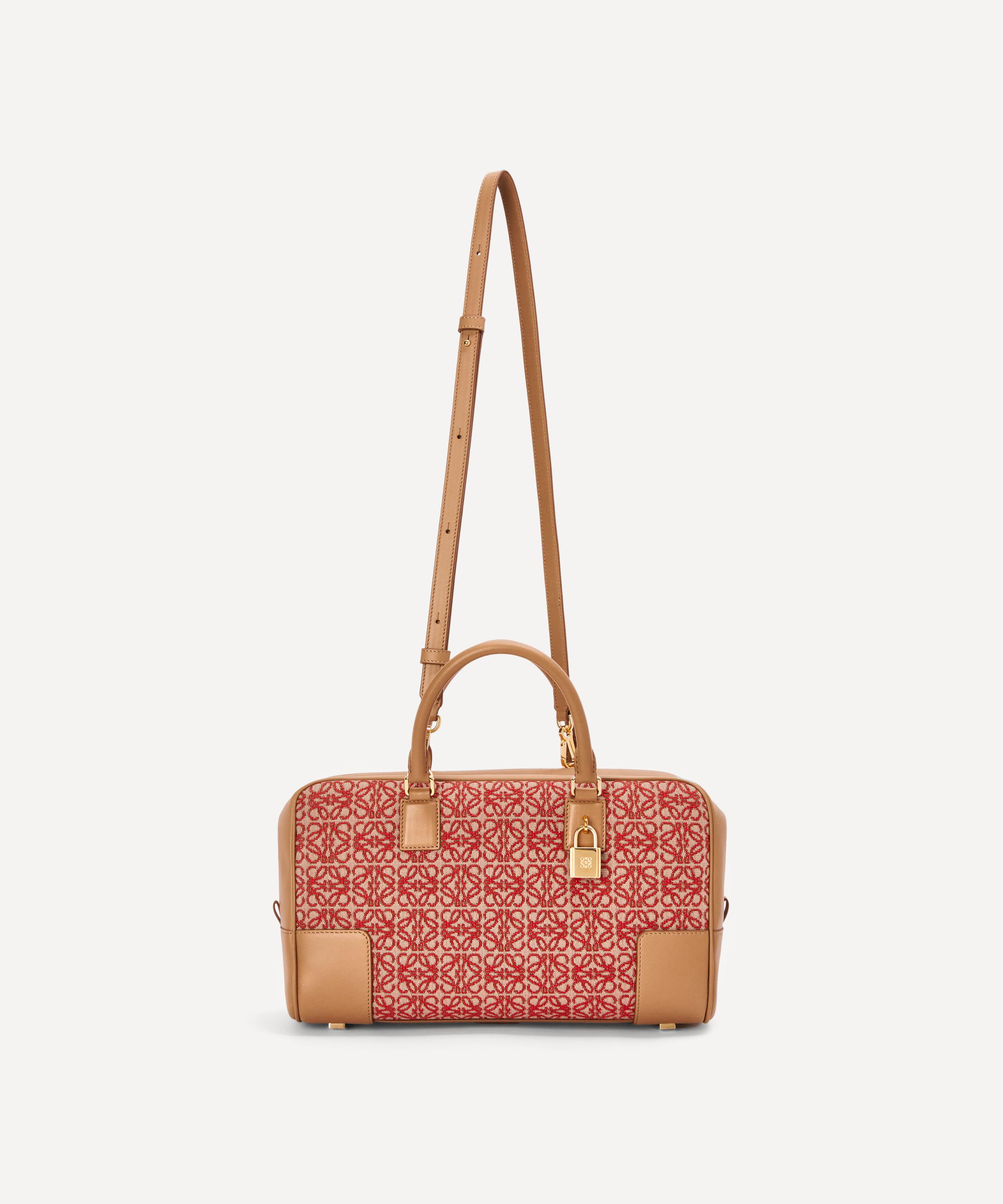 Loewe - Amazona 28 Anagram Jacquard and Leather Bag image number 2