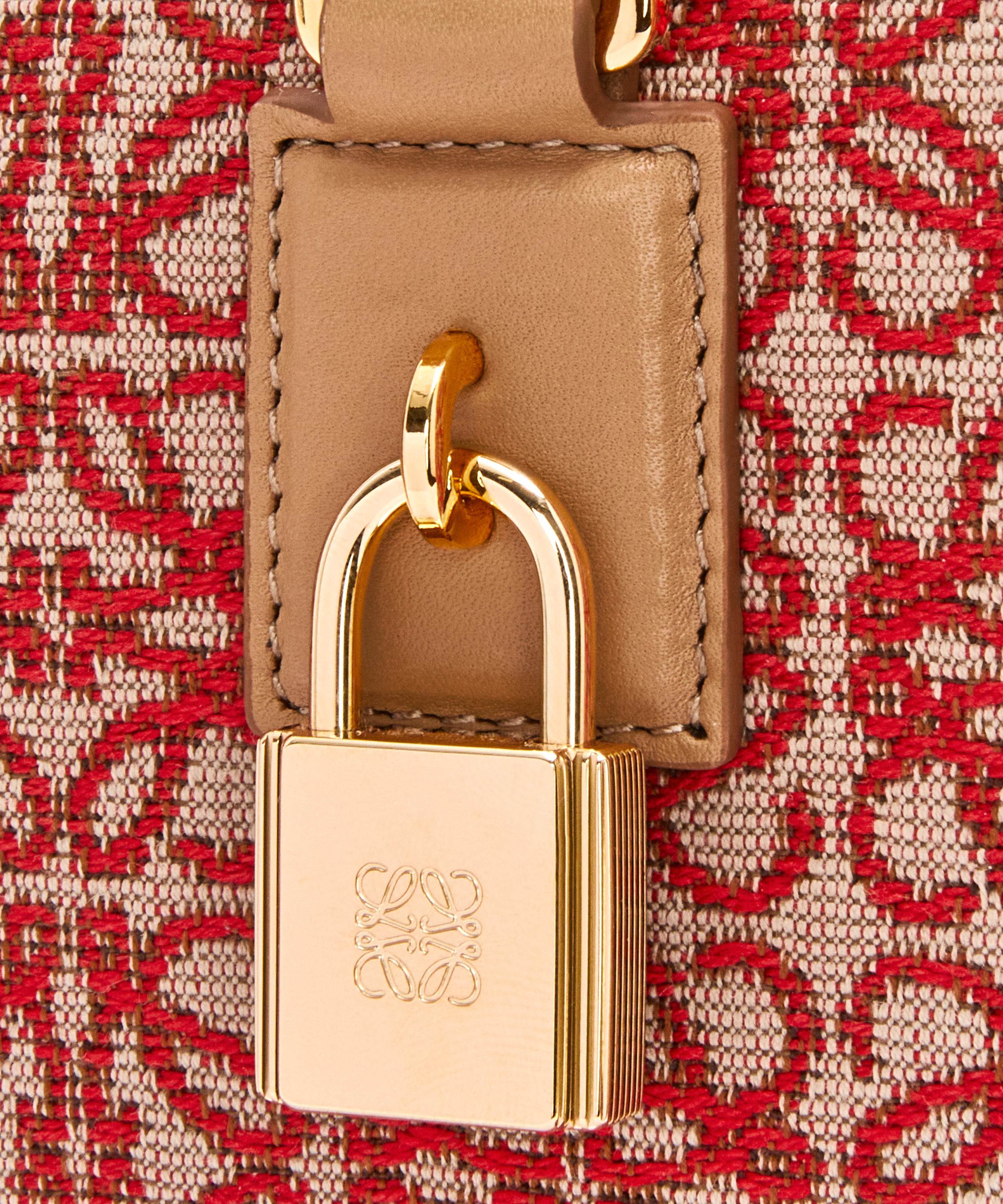 Loewe - Amazona 28 Anagram Jacquard and Leather Bag image number 4