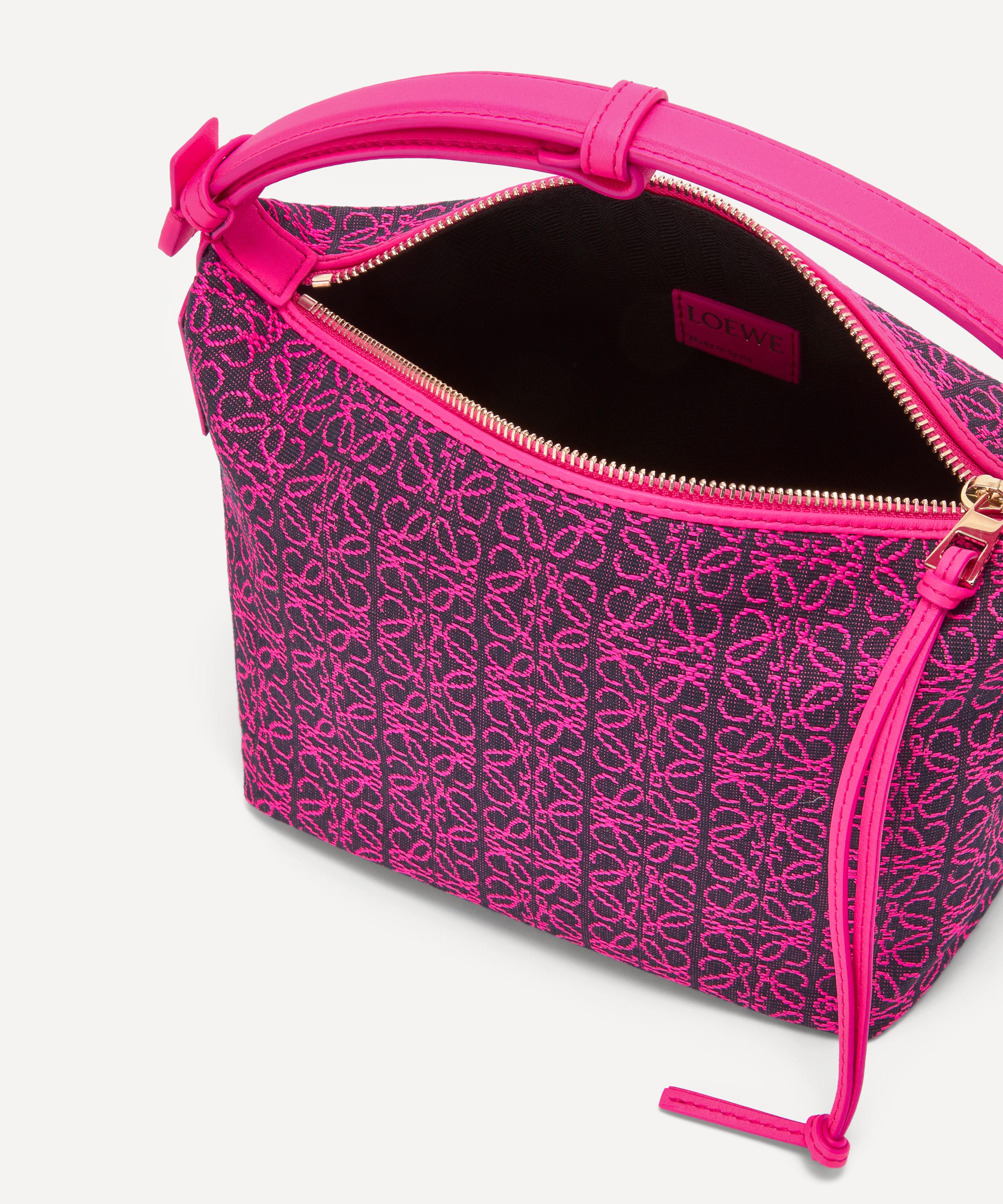 Loewe - Anagram Purple Basket Bag