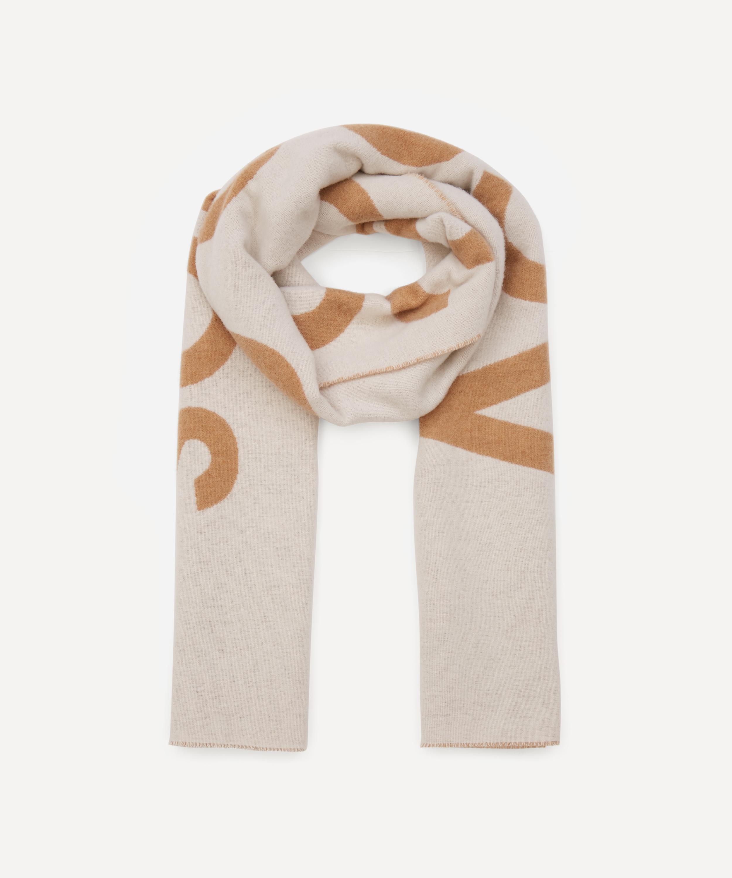 Acne Studios Logo Jacquard Wool-Blend Scarf | Liberty