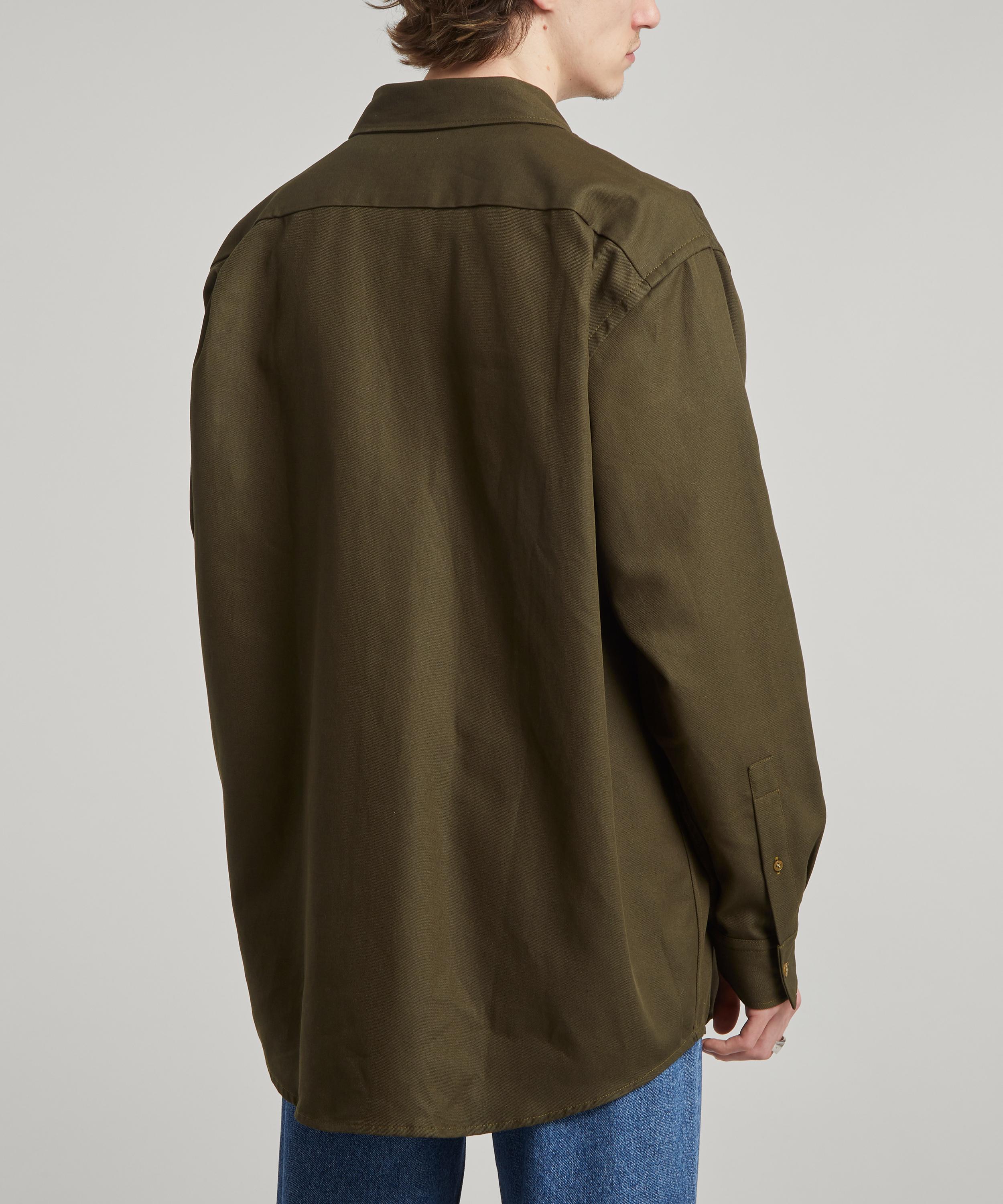 Acne Studios - Linen Blend Shirt image number 3