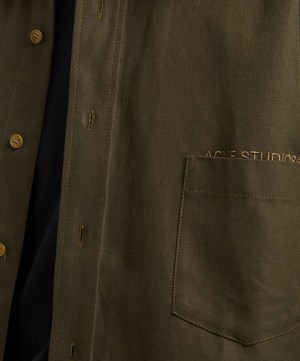 Acne Studios - Linen Blend Shirt image number 4