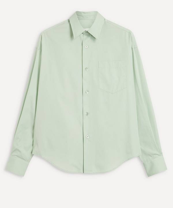 Womens Clothing Tops Shirts AMI Shirt With Ami Satin Label in Green 