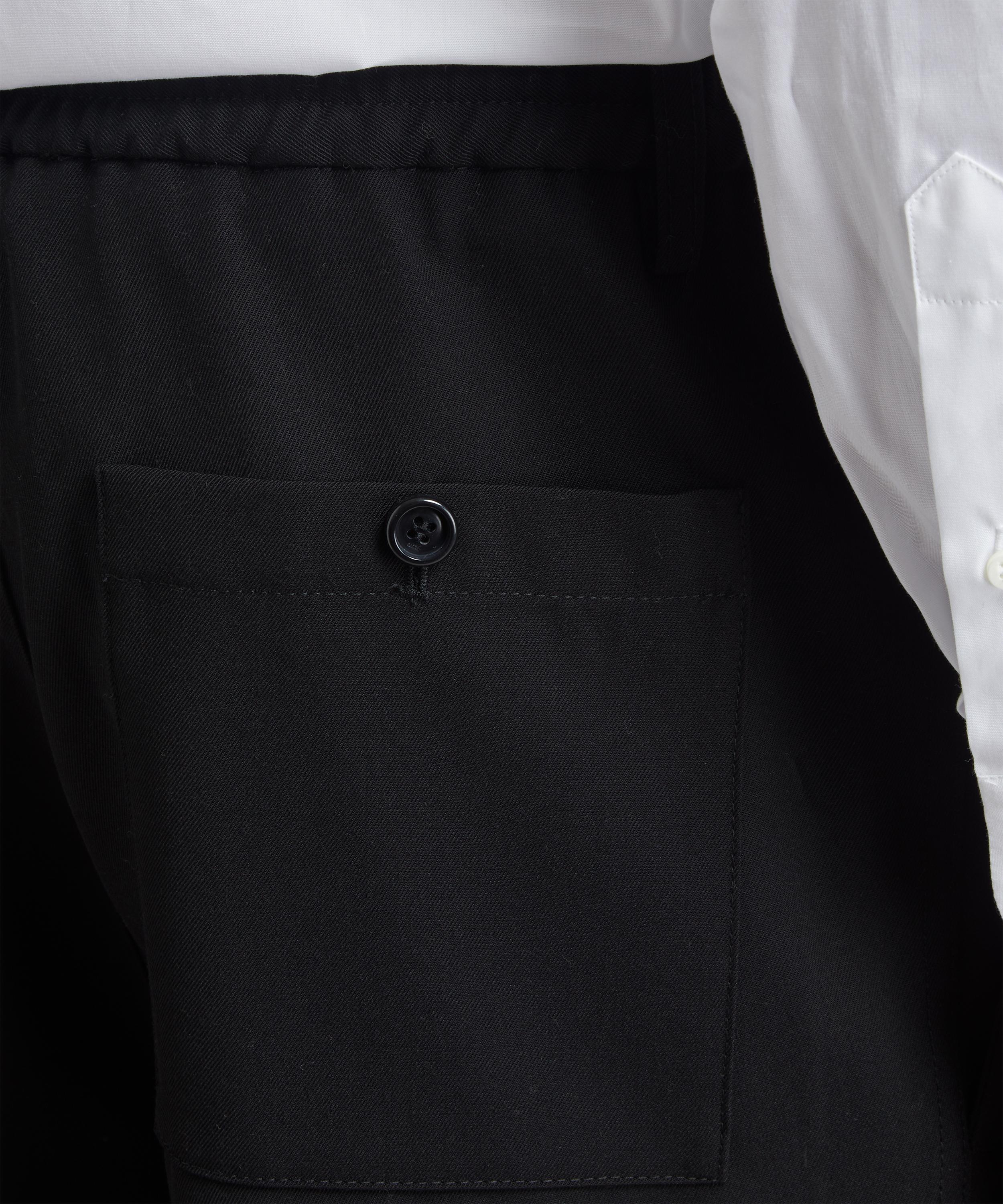 Ami - Ami Paris Elasticated Wool Trousers image number 4