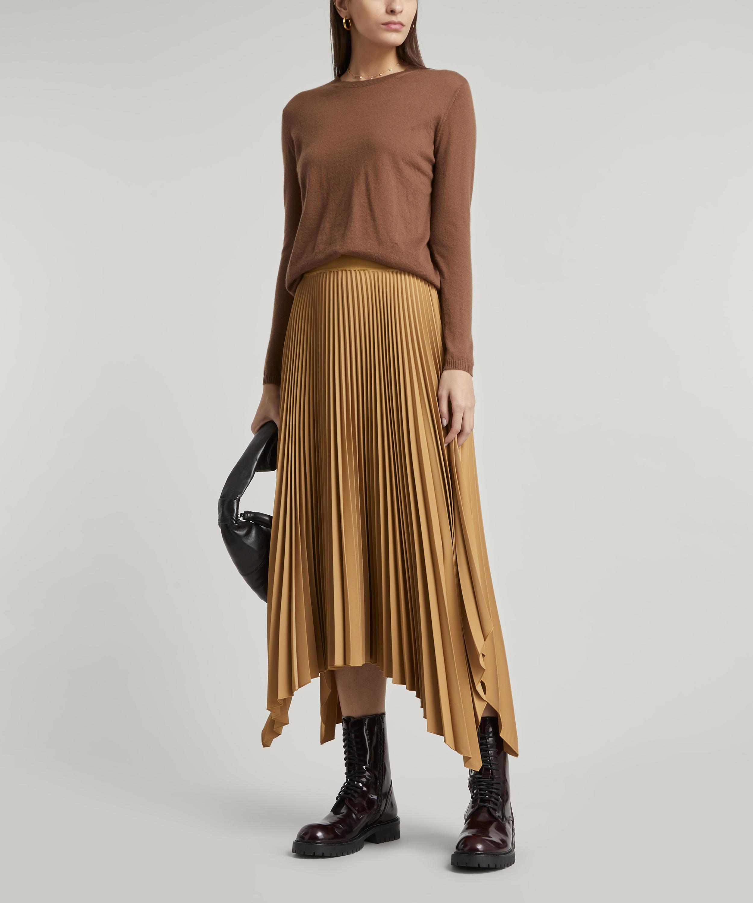 Joseph - Pleated Rib Ade Skirt image number 2