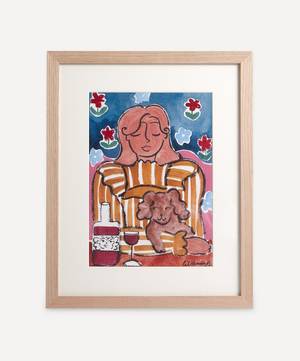 Always Time For Wine Please Framed Print