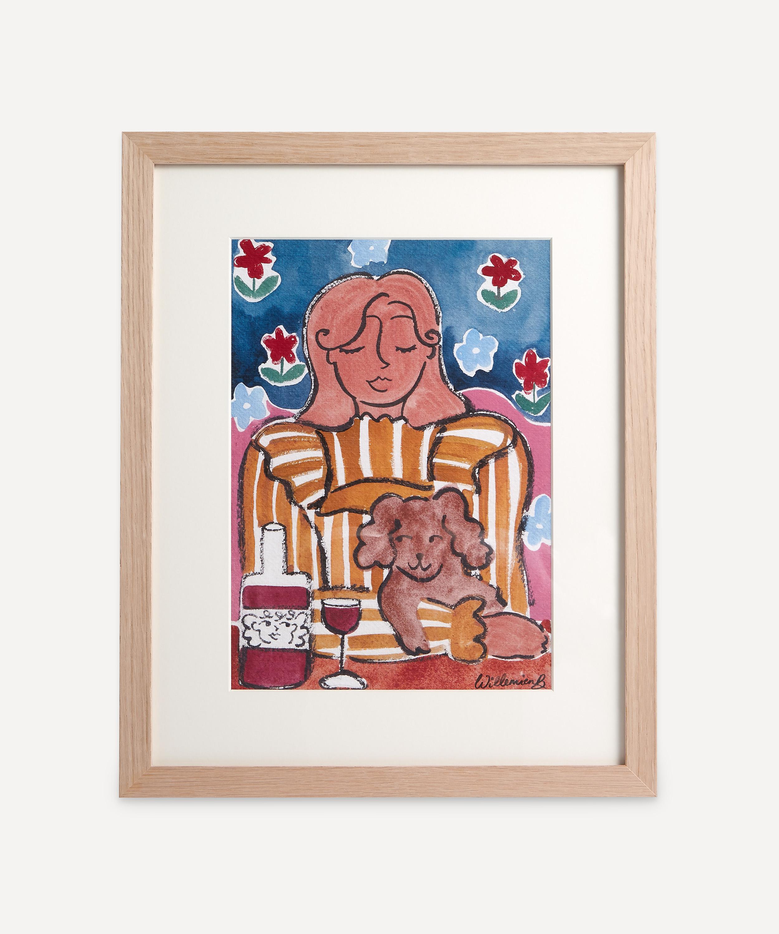 Willemien Bardawil - Always Time For Wine Please Framed Print image number 0