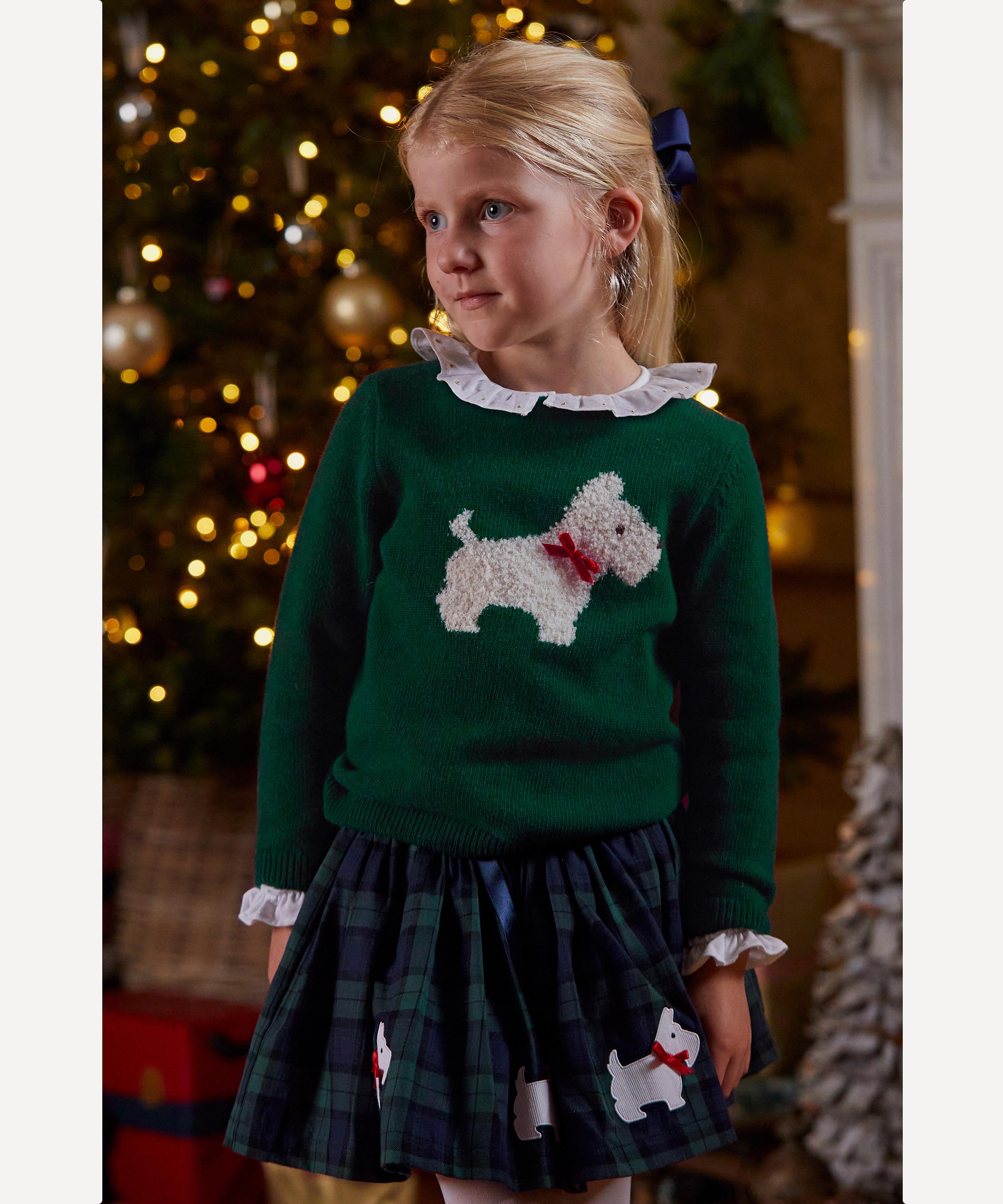 Trotters - Scottie Boucl&eacute; Jumper 2-11 Years image number 1