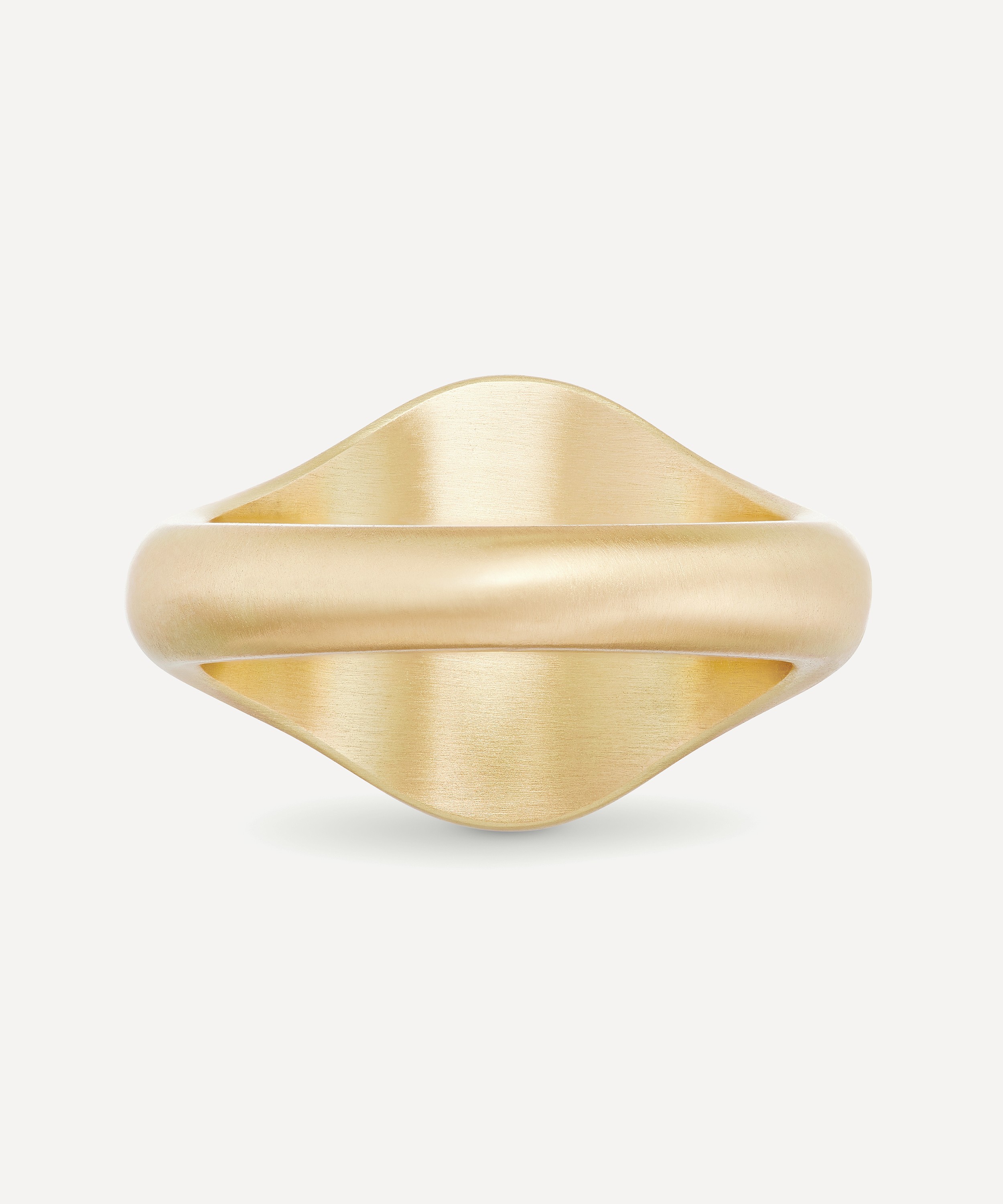 Cece Jewellery - 18ct Gold The Clam and Pearl Diamond Signet Ring image number 3