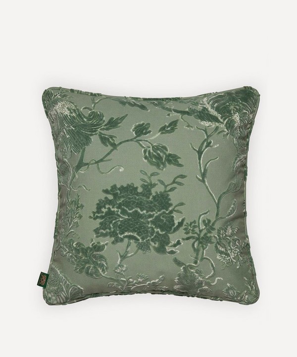 House of Hackney - Artemis Medium Velvet Piped Cushion image number null
