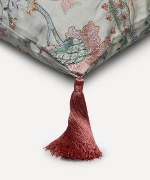 House of Hackney - Artemis Medium Linen Tassel Cushion image number 2