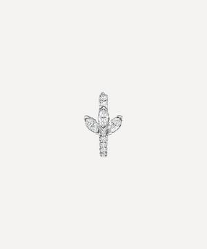 Maria Tash - 18ct 8mm Diamond Lotus Eternity Hoop Earring image number 2