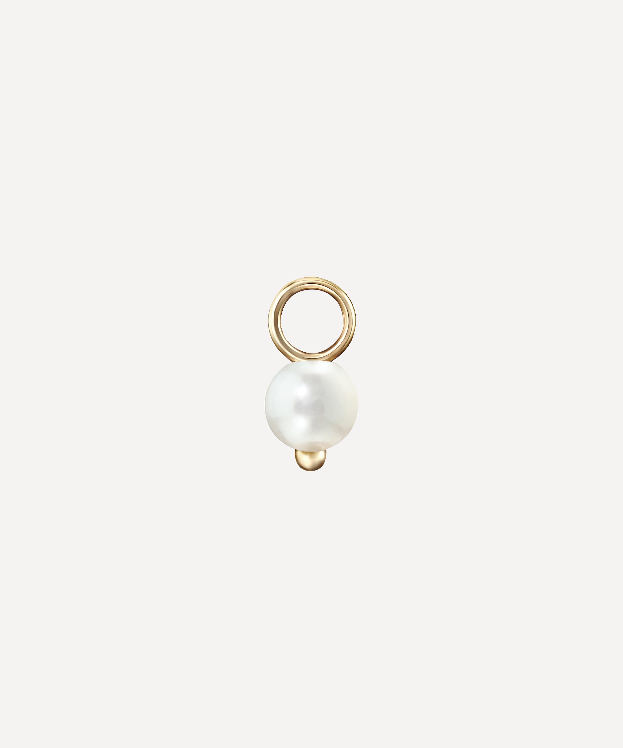Maria Tash - 14ct 3mm Pearl Charm image number 0