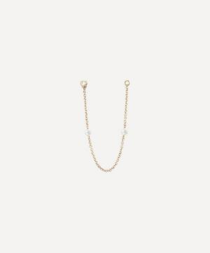 14ct Double Pearl Chain Connecting Charm