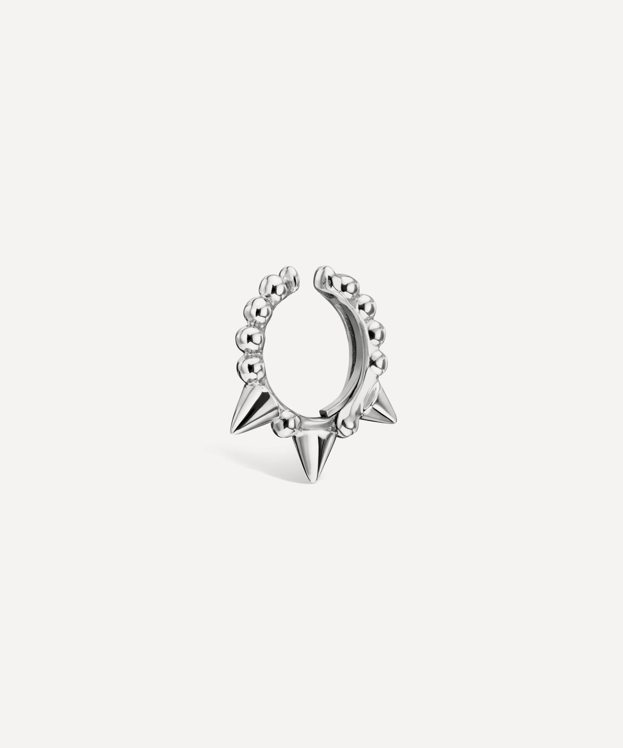 Maria Tash - 14ct 8mm Granulated Triple Short Spike Tash Cuff Earring