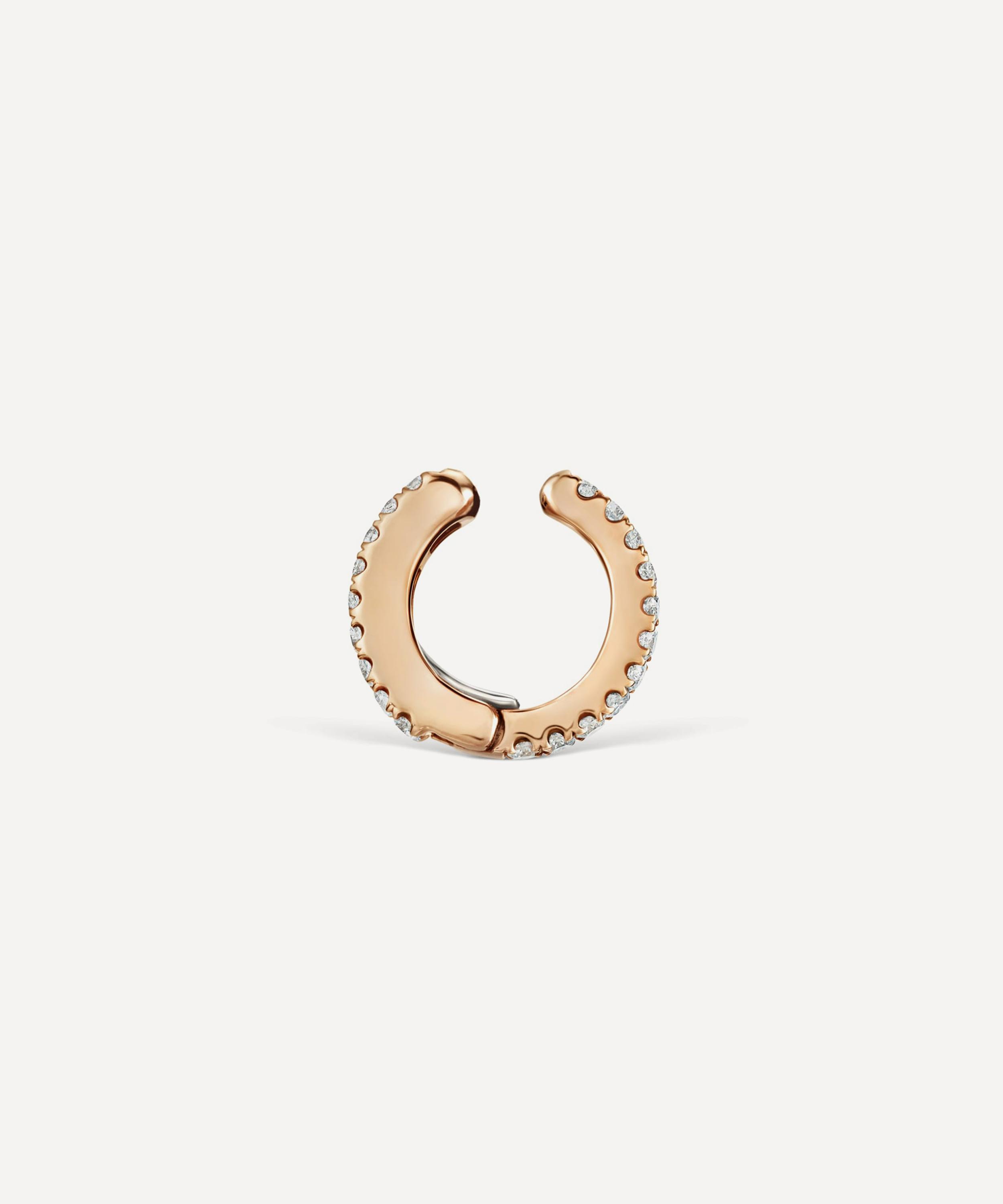 Maria Tash - 18ct 6.5mm Diamond Eternity Tash Cuff Earring image number 3