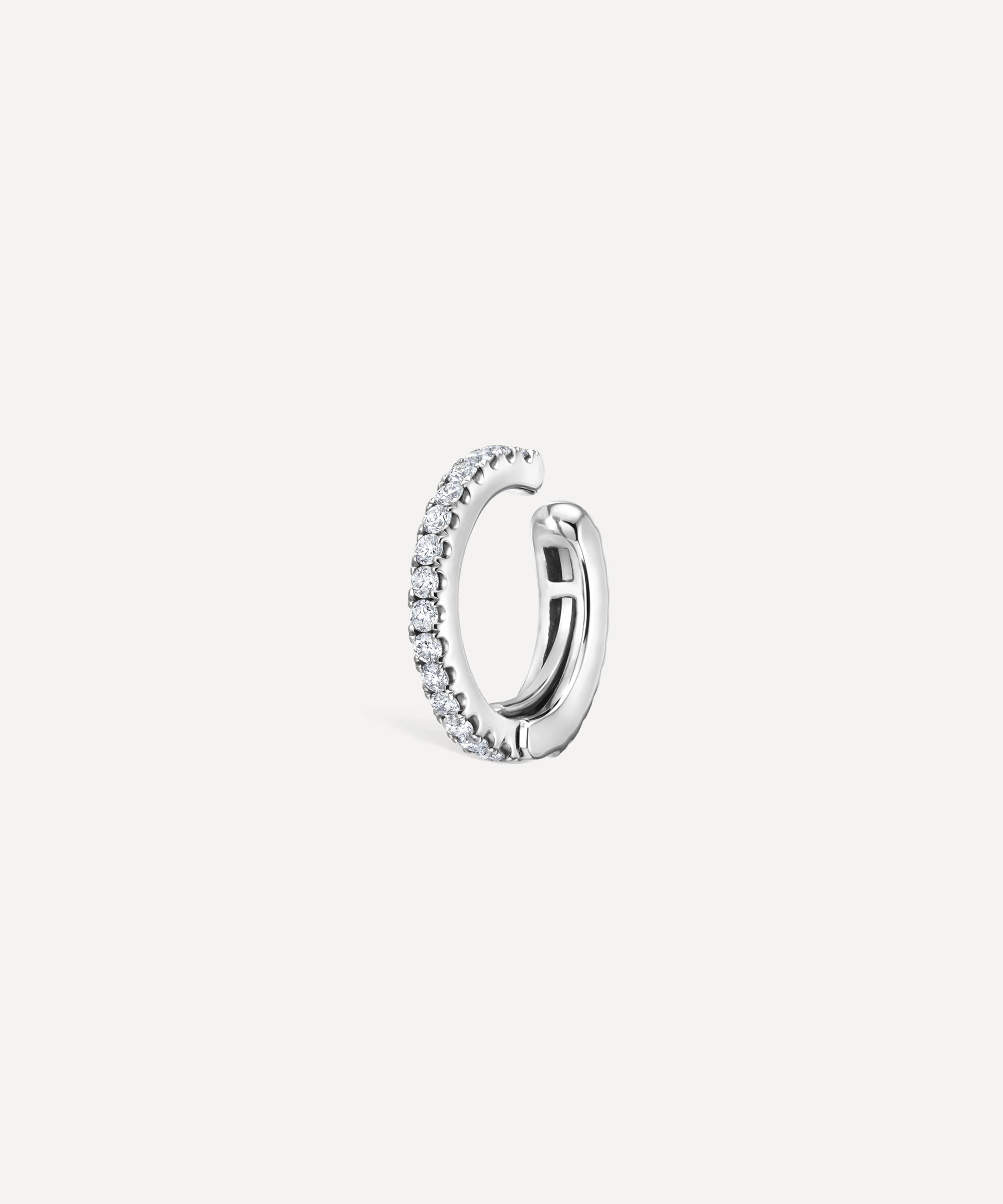 Maria Tash - 18ct 8mm Diamond Eternity Tash Cuff Earring image number 0