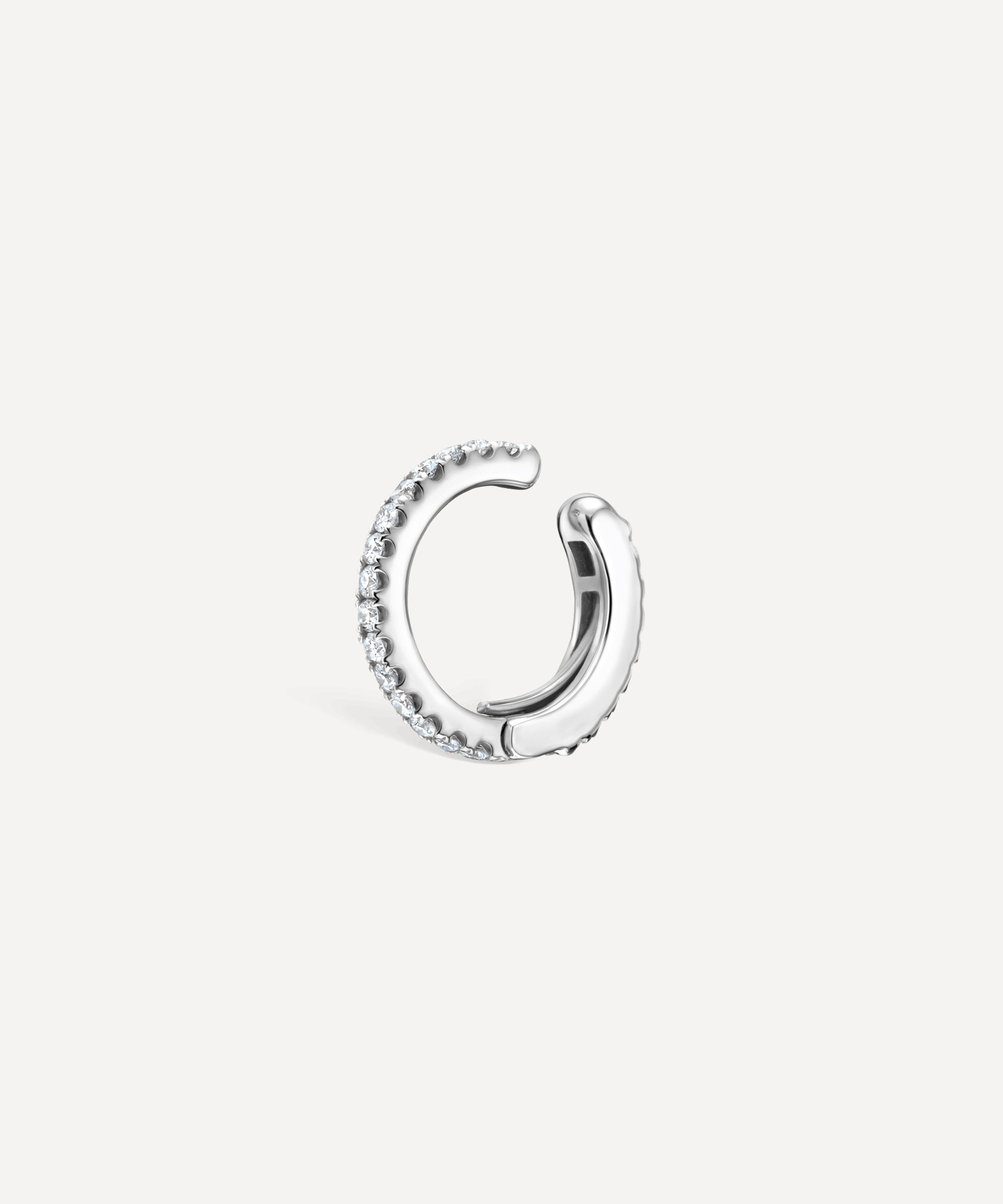 Maria Tash - 18ct 8mm Diamond Eternity Tash Cuff Earring image number 2