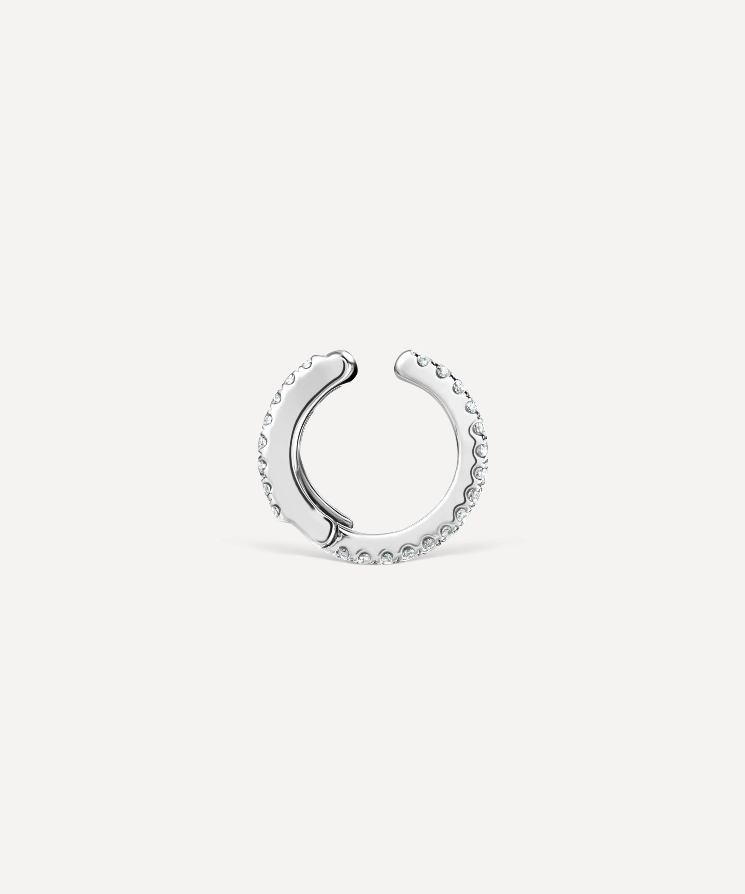 Maria Tash - 18ct 8mm Diamond Eternity Tash Cuff Earring image number 3