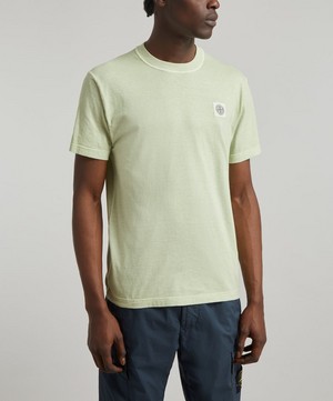 Stone Island - Logo Patch Cotton T-Shirt image number 1