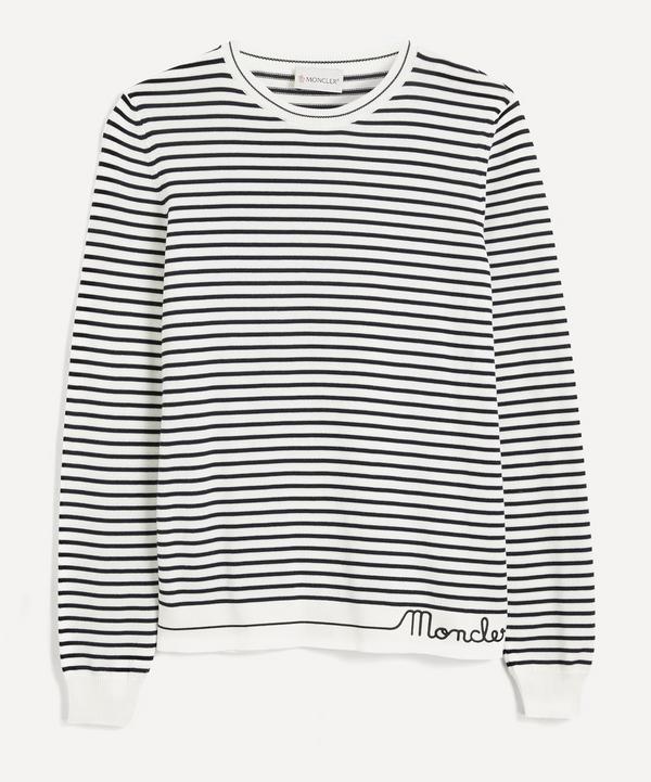 Moncler - Striped Cotton Sweater image number null