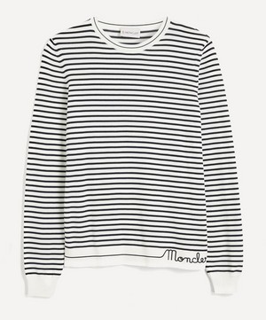 Moncler - Striped Cotton Sweater image number 0